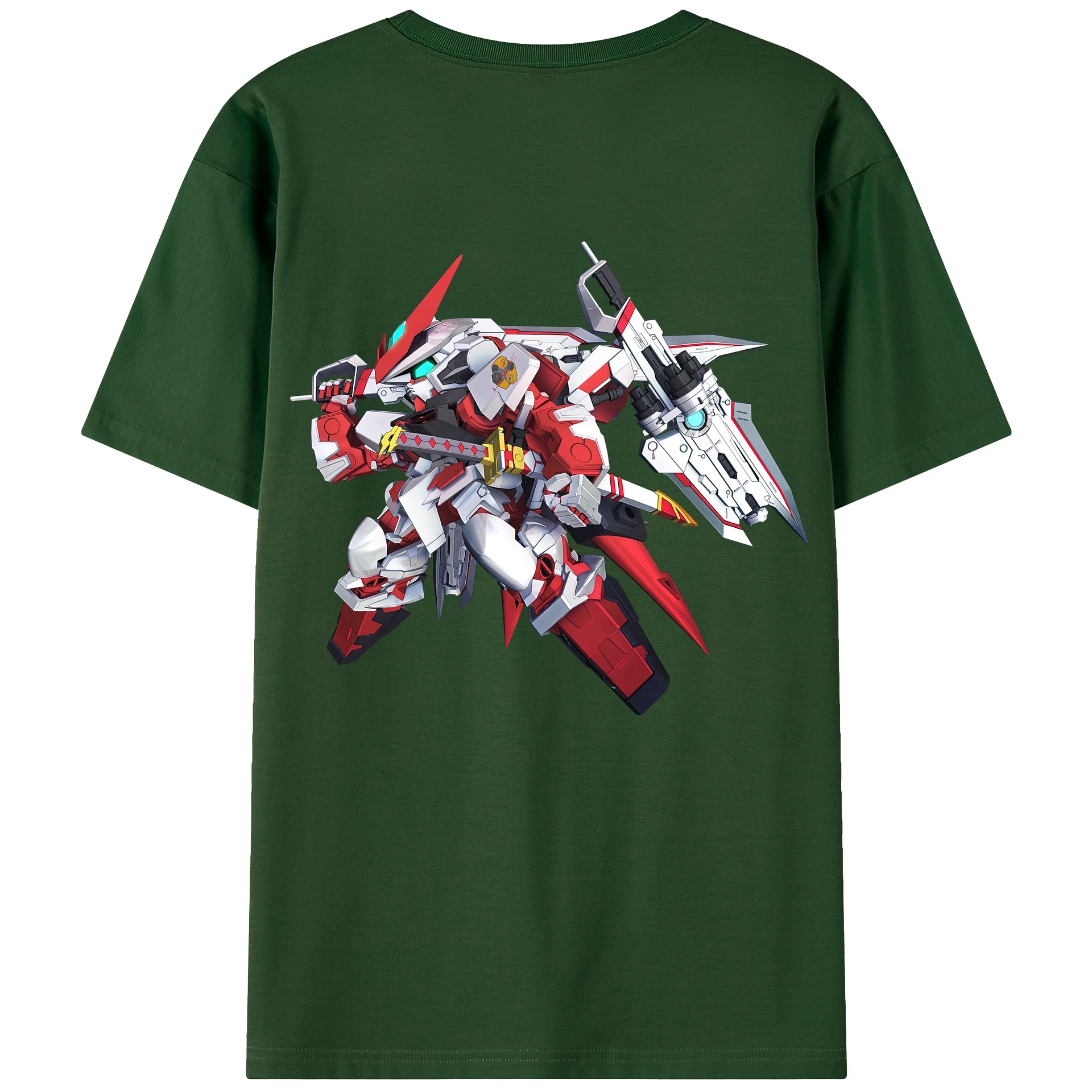 （画像用） 機動戦士ガンダム Mobile Suit Gundam 綿100％半袖Tシャツ（背面プリント）